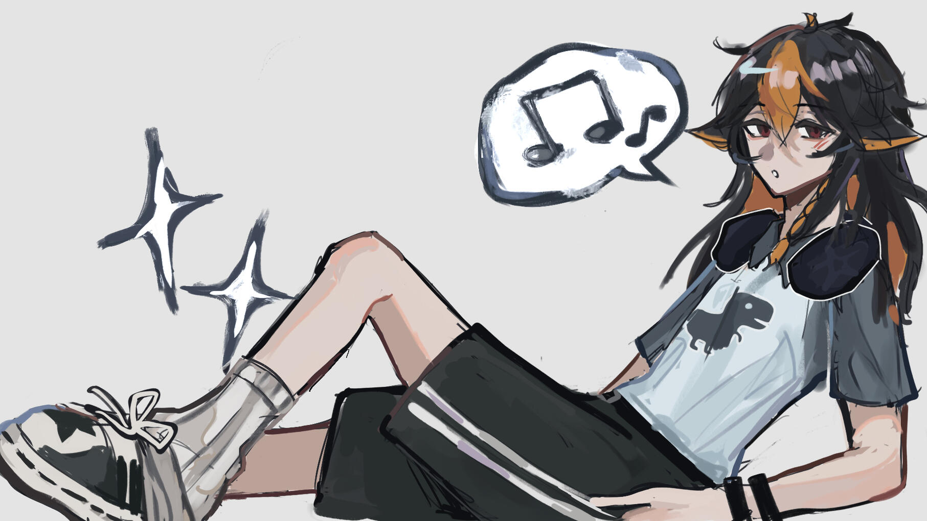 Simply rendered fullbody - my oc - plain background