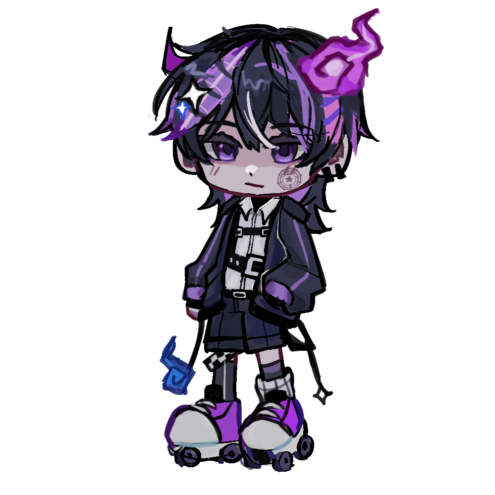Personal design - chibi fullbody- almost fully rendered